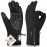 Balhvit -10 Waterproof Winter Gloves for Men & Women, 5-Layer Ski & Snow Gloves for Cold Weather, Breathable Warm Gloves with Touch Screen Fingers (M, Black)