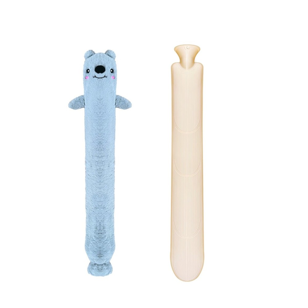 Hot Water Bottle, Rubber Hot Water Bottle Belt with 2 Pack Warm Soft Waist Plush Cover, Hot Water Bag for Pain Relief for Neck, Back, Shoulder and Legs