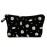Deanfun Cosmetic Bag for Women, Durable Polyester Makeup Bag Organizer Travel Waterproof Roomy Accessories Daisy Purse Bag Gifts(52366)