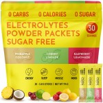 Keto Vitals Tropical Keto Electrolytes Powder No Sugar - Electrolytes with Potassium, Magnesium, Sodium, & Calcium - Sugar Free Electrolyte Powder Packets Drink Mix & Hydration Powder, 30 Servings