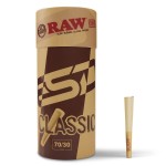 RAW Dogwalker Cones 70/30 Size Prerolls | 102 Pack | Small Sized Rolling Paper Cones - Shorter than 1 1/4 - for Quick Smoking Sessions