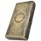 Cigarette Case Victorian Style Metal Holder for Regular, King and 100\'s Size Pocket Protective Security Wallet (ES100-AB, Antique Brass)