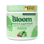 Bloom Nutrition Superfood Greens Powder, Digestive Enzymes with Probiotics and Prebiotics, Gut Health, Bloating Relief for Women, Chlorella, Green Juice Mix with Beet Root Powder, 30 SVG, Original