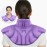 MEISENHOME Microwavable Heat Pad for Neck and Shoulders, Weighted Microwave Moist Heating Wrap for Pain Relief Sore Muscle Stress Tension, Heated Wrap with Aromatherapy, Hot & Cold Compress, Purple