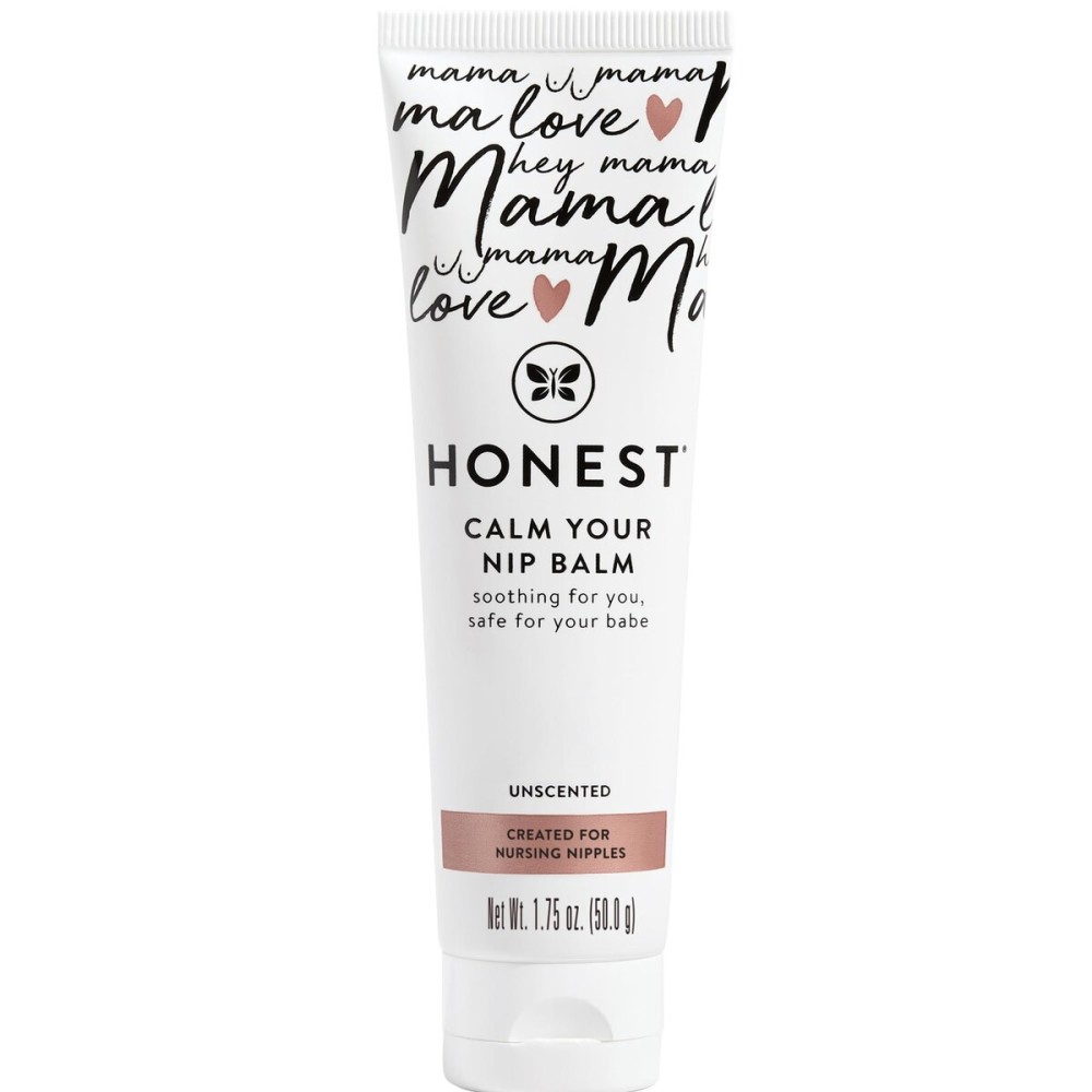 The Honest Company Mama Calm Your Nip Balm Nourishing Soothing Nipple Cream for Nursing Naturally Derived and Safe Sensitive Baby Skin 1.75 fl oz