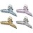 Big Hair Claw Clips Transparent Candy Color Big Jaw Butterfly Hair Claw Clamp Large Strong Hold Barrette Hair Accessories for Women 4 PCS