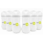 Avima Baby 12 oz Anti Colic Baby Bottles for Breastfed Babies - Fast Flow Nipples, Wide Neck Bottle, BPA Free - 9-12 Months, Stage 3 (Set of 6)