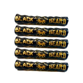 Black Beard Fire Starter Rope (5 Pack) | 100% Weatherproof Fire Starter for Campfires | Can Light 50+ Fires with Over 4.5 Hour Burn Time | Infinite Shelf Life for Emergency Survival Kits | Made in USA
