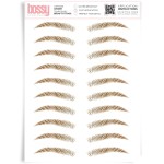 Brows by Bossy Studio & Co Temporary Eyebrow Tattoos Waterproof Eyebrow Stickers, False Tattoos Hair Like Peel Off Instant Transfer Brow upward ginger