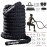 Battle Rope 40FT Battle Rope for Exercise Workout Rope Exercise Rope Battle Ropes for Home Gym Heavy Ropes for Exercise Training Ropes for Working Out Weighted Workout Rope Exercise Workout Equipment