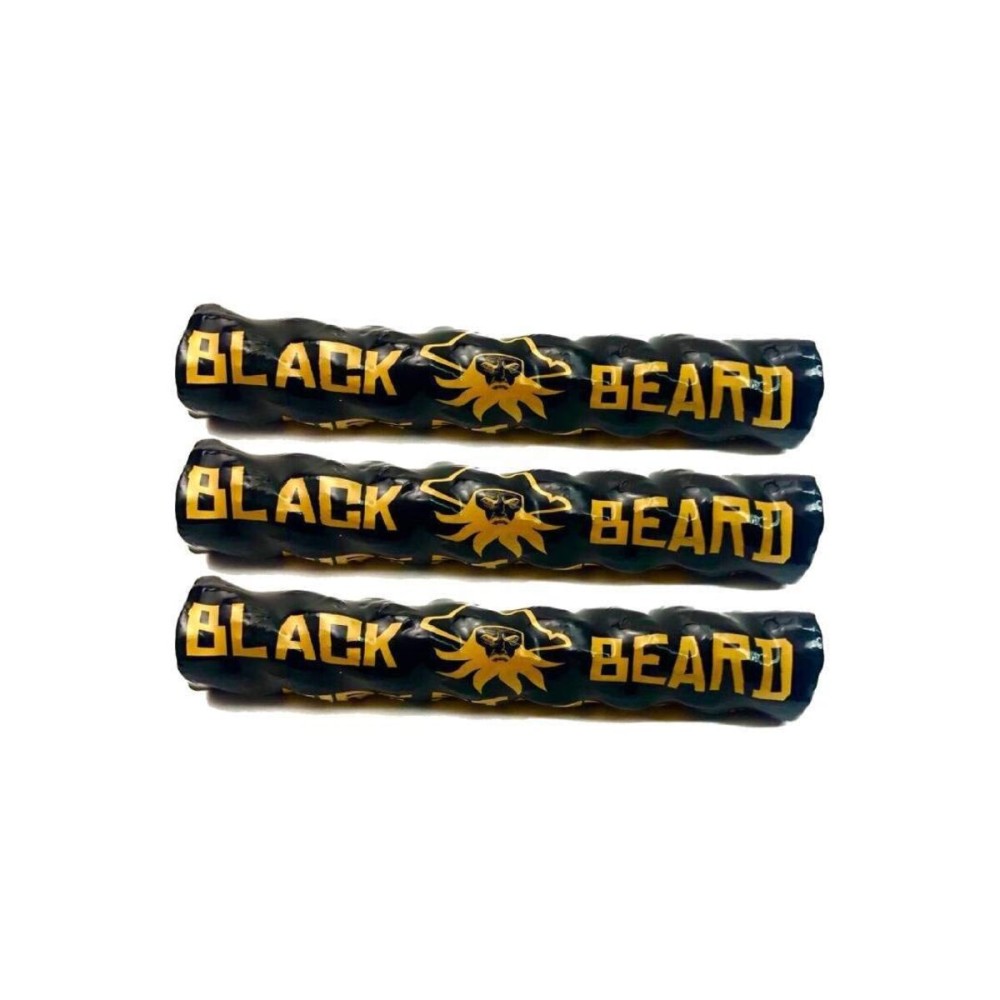 Black Beard Fire Starter Rope (3 Pack) | 100% Weatherproof Fire Starter for Campfires | Can Light 50+ Fires with Over 4.5 Hour Burn Time | Infinite Shelf Life for Emergency Survival Kits | Made in USA