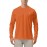 Roadbox Mens UPF 50+ UV Sun Protection Shirts Outdoor Long Sleeve SPF Diving Rash Guard for Fishing Hiking Swimming Orange