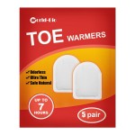 Toe Warmers Heating Pad with Adhesive Backing 5 Pairs - Boot Heat Packs - Long Lasting Safe Natural Odorless Air Activated Warmers - Up to 8 Hours of Heat
