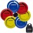 GOOSO Disc Golf Set - Driver, Mid-Range and Putter Discs with Disc Golf Bag for Outdoor and Backyard, Comfortable Plastic, 6 Pack