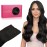 WENNALIFE Clip in Human Hair Extensions, 18 Inch 120g 7pcs Natural Black Hair Extensions Clip In Human Hair Remy Clip in Hair Extensions Real Human Hair Double Weft