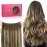 WENNALIFE Wire Hair Extensions (Increase 50% Lifespan) Real Human Hair 12 inch 70g Balayage Chocolate Brown to Honey Blonde Remy Wire Hair Extensions Invisible Transparent Rea