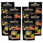 Teaza Energy Pouches Tobacco Alternative Nicotine Free Dip, Smokeless Alternative Snuff Healthy Dip, Mango Habanero (8 Pack) Tobacco Free Chew Tropical Fruity Sweetness of Mangoes and Voil