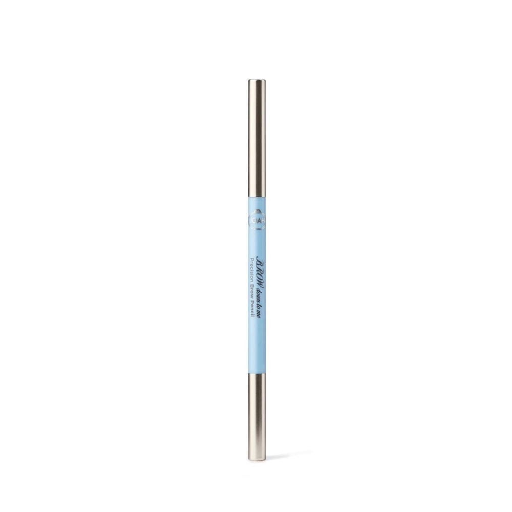 JOAH Dual-Ended Eyebrow Pencil - Brow Down To Me Ultra-FIne Tip Precision Brow Pencil with Built-In Spoolie Brush for Flawless Brows, Smudge-Proof, Water-Resistant, Ebony