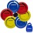 GOOSO Disc Golf Set - Driver, Mid-Range and Putter Discs with Disc Golf Bag for Outdoor and Backyard, Comfortable Plastic, 6 Pack