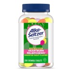 Alka-Seltzer Extra Strength Heartburn ReliefChews, Antacid for Fast Heartburn & Acid Indigestion Relief On the Go, 200 Ct