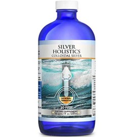 Colloidal Silver Liquid | 8 oz Glass Bottle by Silver Holistics