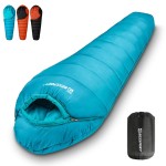 Bessport Mummy Sleeping Bag | 15-45  Extreme 3-4 Season Sleeping Bag for Adults Cold Weather- Warm and Washable, for Hiking Traveling & Outdoor Activities
