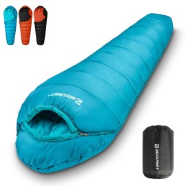 Bessport Mummy Sleeping Bag | 15-45  Extreme 3-4 Season Sleeping Bag for Adults Cold Weather- Warm and Washable, for Hiking Traveling & Outdoor Activities
