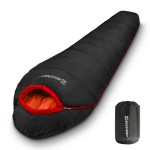 Bessport Mummy Sleeping Bag | 15-45  Extreme 3-4 Season Sleeping Bag for Adults Cold Weather- Warm and Washable, for Hiking Traveling & Outdoor Activities