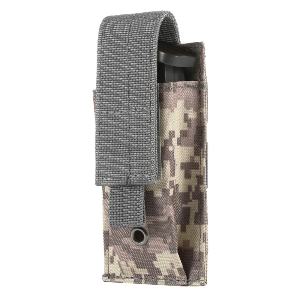 FRTKK Tactical Single/Double Pistol Mag Pouch Outdoor Molle Open-Top Magazine Pouch for Glock M1911 92F