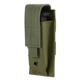 FRTKK Tactical Single/Double Pistol Mag Pouch Outdoor Molle Open-Top Magazine Pouch for Glock M1911 92F
