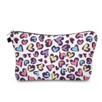Aiphamy Cute Travel Makeup Bag Cosmetic Bag Small Pouch Gift for Women (Heart)