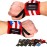 Rip Toned Wrist Wraps for Weightlifting - USPA & USAPL Approved 18 Wrist Straps for Powerlifting - Adjustable, Durable Gym Wraps with Thumb Loop - Maximum Support for Men & Women - USA Flag Stiff