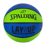 Spalding Lay-Up Mini Outdoor Blue/Green Basketball 22