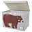 CLCROBD Foldable Large Kids Toy Chest with Flip-Top Lid, Collapsible Fabric Animal Toy Storage Organizer/Bin/Box/Basket/Trunk for Toddler, Children and Baby Nursery (Bear)