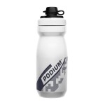 CamelBak Podium Dirt Series Mountain Bike Mud Cap Squeeze Water Bottle White, 21oz