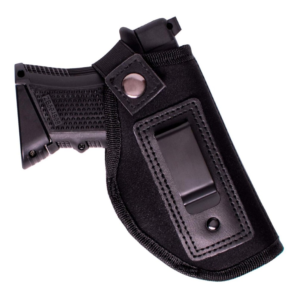 POYOLEE Gun Holster for Women Concealed Carry Holster for Pistols Universal IWB Holster Fits Glock 19 26 43 Springfie XD LC9 & All Similar Handguns (Black, Right-Handed Draw (IWB))