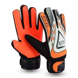 EFAH SPORTS Soccer Goalie Goalkeeper Gloves for Kids Boys Children Football Gloves with Strong Grips
