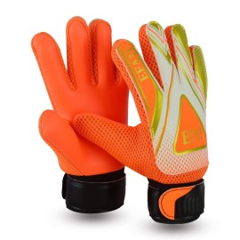 EFAH SPORTS Soccer Goalie Goalkeeper Gloves for Kids Boys Children Football Gloves with Strong Grips