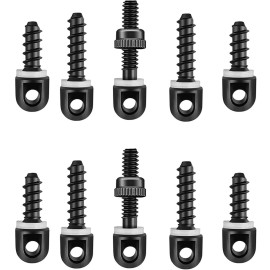 Anovo Sling Swivel Studs Set, Wood Bolt Screw Studs Crossbow Sling Screw