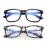AZorb 2Pack Blue Light Blocking Glasses for Kids TR90 Unbreakable Computer Screen Glasses for Boys & Girls-2 Pack(Black+Leopard)
