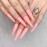 Artquee 24pcs Light Pink Pure Color Ballerina Long Coffin Glossy Fake Nails Press on Nail False Tips Manicure for Women