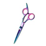 FARRAY Hair Cutting Scissors - Japanese Stainless Steel,Professional 6.5 Razor Edge Barber Shears for Men, Women & Kids Ergonomic design for Salon & Home(Aurora color)