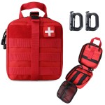 LIVANS 1000D First Aid Bag Empty Medical Ifak Pouch Molle EMT Pouches Rip-Away Tactical Military Trauma Emergency Medic Bag