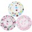 Shower Caps, 3 Pcs Waterproof Bath Caps Plastic Reusable Shower Caps Elastic Band Bath Hair Hat for Women Ladies Spa Salon