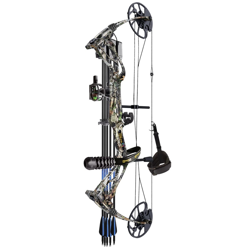 Sanlida Archery Dragon X8 RTH Compound Bow Package for Adults and Teens,18-31 Draw Length,0-70 Lbs Weight,up to IBO 310 fps,No Press Needed,Limbs Made in USA,Limited Life-time Warranty