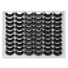 5D 20mm Lashes Faux Mink Eyelashes Fluffy Dramatic False Lashes Wholesale Pack