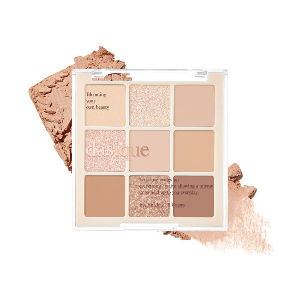 dasique Shadow Palette 07 Milk Latte l Cruelty-Free l 9 Blendable Shades in Smooth Matte and Shimmer Finishes with Gorgeous Pearls