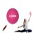 CIZEBO Small Exercise Ball for Between Knees, 6 inch Pilates Ball with Pump, Mini Yoga Core Ball Physical Therapy, Pink