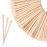 Mibly 500 Pcs Wooden Wax Sticks - Eyebrow, Lip, Nose Small Waxing Applicator Sticks for Hair Removal and Smooth Skin - Spa and Home Usage