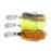 MadBite by KastKing Bladed Jig Fishing Lures, 3 pc Multi-Color Kits, Irresistible Vibrating Action,Sticky-Sharp Heavy-Wire Needle Point Hooks, 3/8 oz Sizes, Includes Storage Box